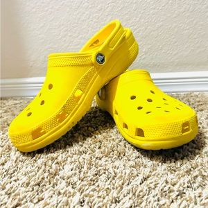 Yellow crocs